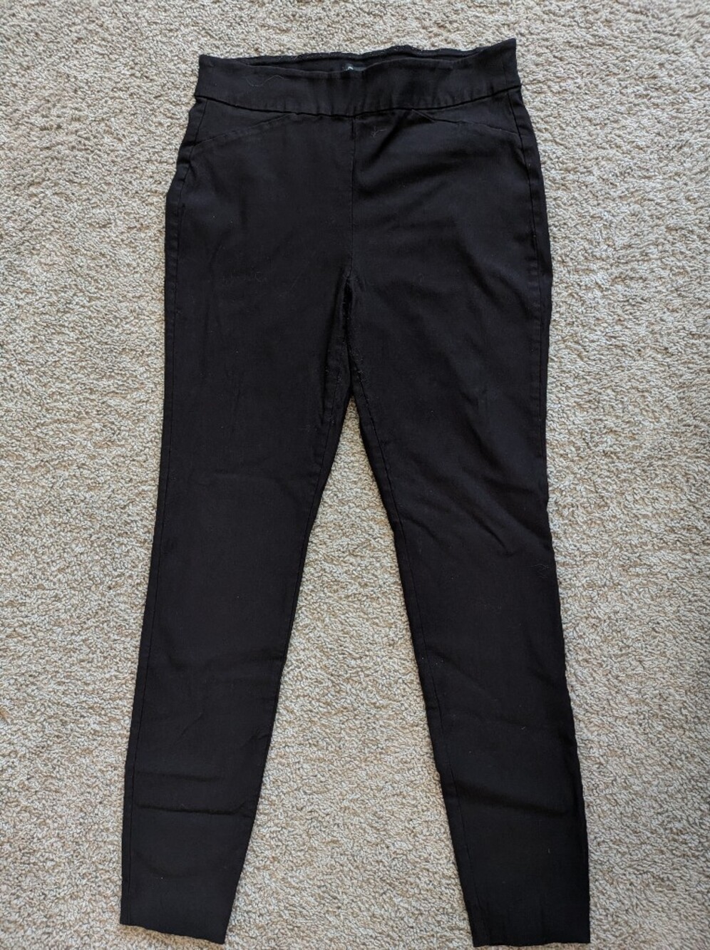 RW&CO. Black Ankle Length Legging Ponte Pants - Size L